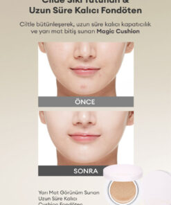 Alternative view of Missha Yüksek Kapatıcı Yarı Mat Cushion Fondöten Magic Cushion Cover Lasting No.25 SPF 50+ PA+++