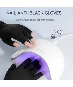 Venalisa Uv Led Işın Koruyucu Eldiven Anti Uv Koruma Eldiveni Siyah Renk (SADECE ELDİVEN)