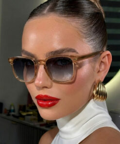Eyesofia Arancıa Unısex Nude Vizon Bal Blue Güneş Gözlüğü