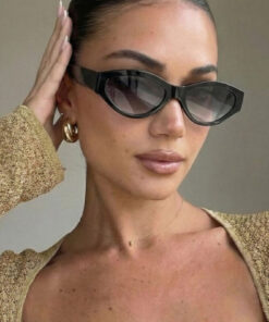 Eyesofia Farfalla Unısex Siyah Güneş Gözlük