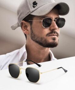 Alternative view of REN EYEWEAR Coolandbetter Beşgen Güneş Gözlüğü Gold Çerçeve Ren Eyewear