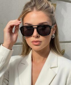 Chunky Frame Rosiqe Unisex Siyah Ultra Hafif Uv400 Filtreli Güneş Gözlüğü