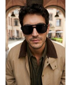 Alternative view of Chunky Frame Rosiqe Unisex Siyah Ultra Hafif Uv400 Filtreli Güneş Gözlüğü