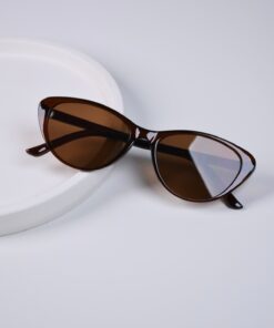 LOOKUP Güneş Gözlüğü UV400 Korumalıdır Unisex Model Kadın Cat Eye Sunglasses Kılıf Ve Silme Bezi Hediyeli