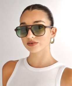 REN EYEWEAR Jase Dikdörtgen Degrade Güneş Gözlüğü Unisex /