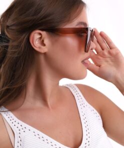 Eyesofia Hılls Kahverengi Unisex Güneş Gözlüğü - Görsel 3