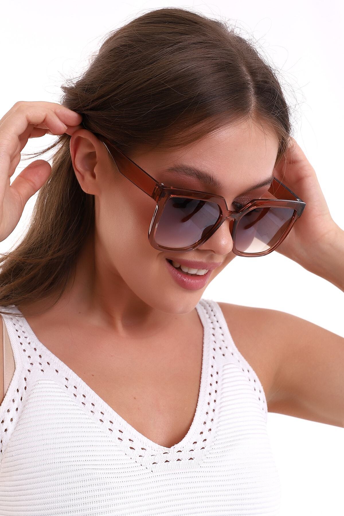 Eyesofia Hılls Kahverengi Unisex Güneş Gözlüğü