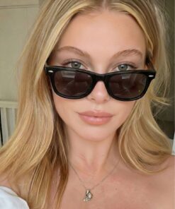 Eyesofia Unisex Çapraz Kesim Wayfarer Parlak Klasik Güneş Gözlüğü