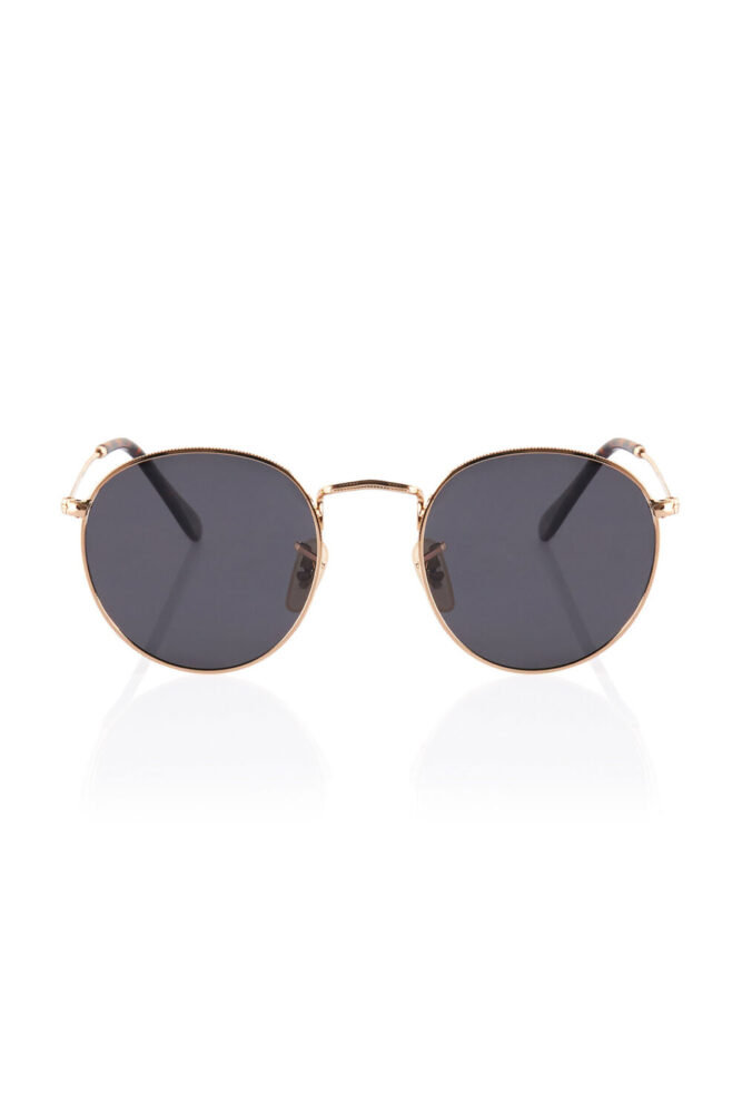 CLAES Round Gold Polarize Güneş Gözlüğü - Görsel 2