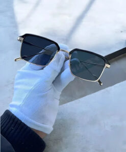 Chunky Frame Cond Lüx Unisex Siyah Gold Lüx Güneş Gözlüğü