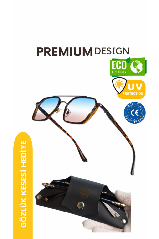 WATCHOFROYAL ROYAL EYEWEAR RE0039 DEGRADE MAVİ GÜNEŞ GÖZLÜĞÜ - Görsel 2