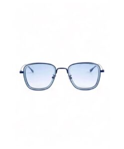 REN EYEWEAR MAVİ CAMLI METAL ÇERÇEVE KARE BÜYÜK BOY GÜNEŞ GÖZLÜĞÜ UNİSEX - Görsel 3