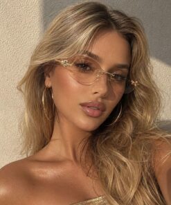 Goldmine Unisex Premium Toffy Güneş Gözlüğü UV400 Nude