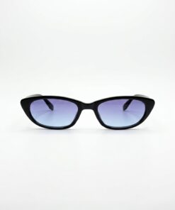 Goldmine Bella Vintage Cat Eye Güneş Gözlüğü Siyah Mavi - Görsel 3