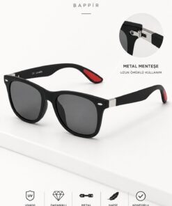BAPPİR Metal Menteşe Lüx Yüksek Kalite Unisex Güneş Gözlüğü
