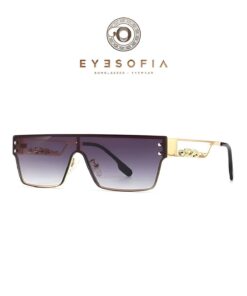 Eyesofia Titanyum Çerceve Siyah Unisex Güneş Gözlüğü - Görsel 3