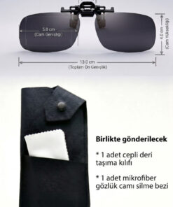 Alternative view of Belletti Polarize Güneş Gözlük Klipsi (Gözlük Fiyata Dahil Değil) epk11
