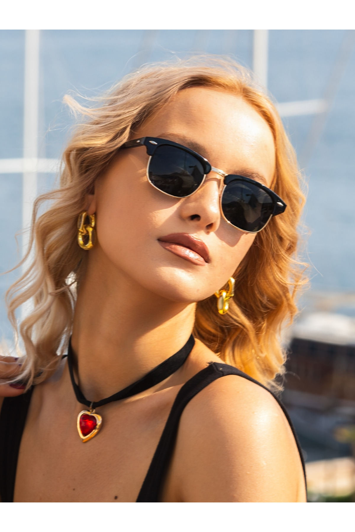 Angel Eyes Club Master Güneş Gözlüğü Unisex UV400 Korumalı Unisex Ae3016