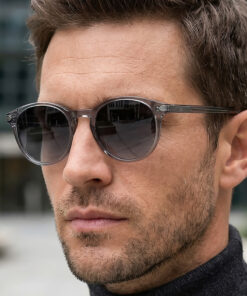 Daniel Klein Handmade Acetate - Polarize - UV400 Korumalı Füme Renk Erkek Güneş Gözlüğü 49 Ekartman DKG6287C3