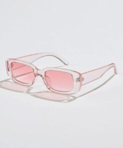 Alternative view of MACERATİ Chunky Frame Vintage Şeffaf Pembe Güneş Gözlüğü