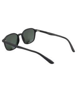 sun factory AERO - UV400 Korumalı Polarize Filtreli Kare Unisex Mat Siyah Renk Güneş Gözlüğü - Görsel 3