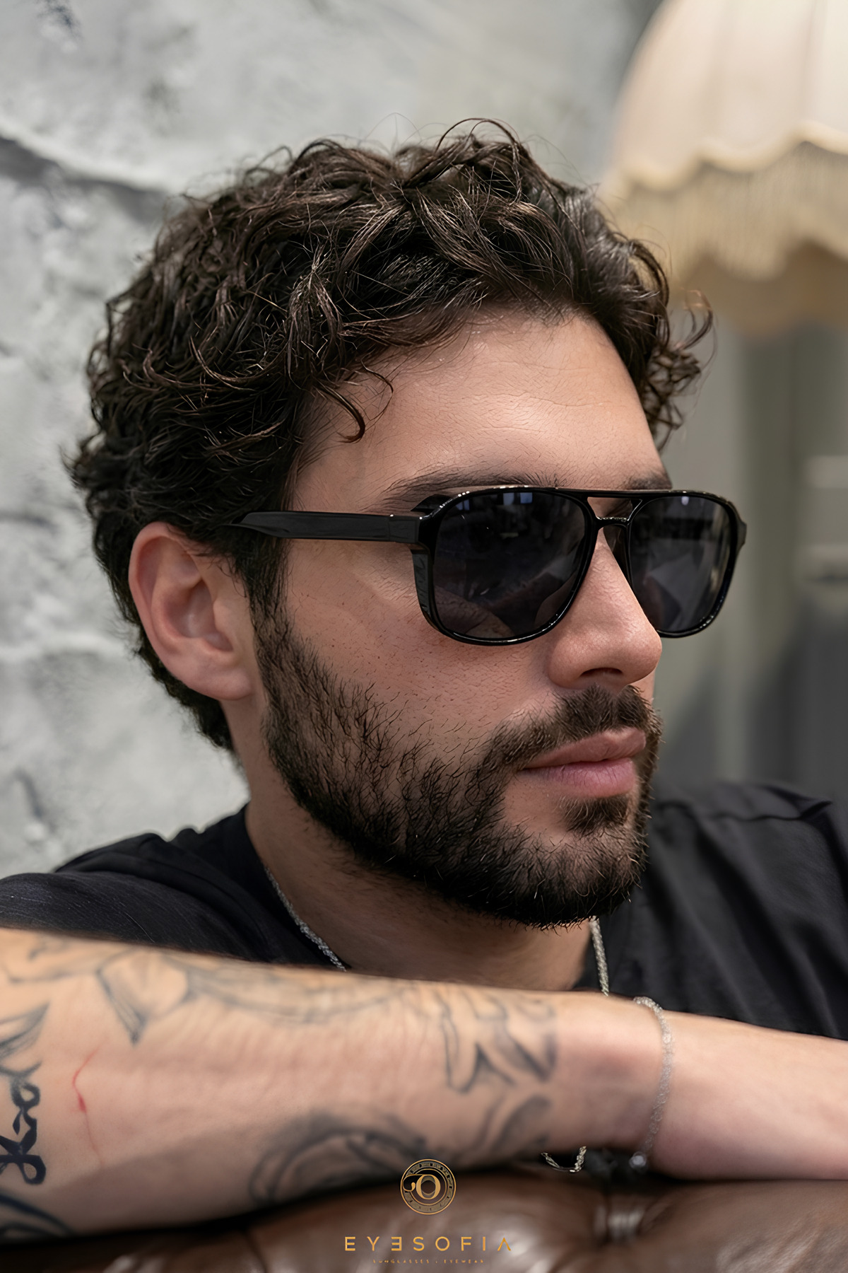Eyesofia Aspendos Polarize Yüksek Kalite Lüx Siyah Unisex Güneş Gözlüğü