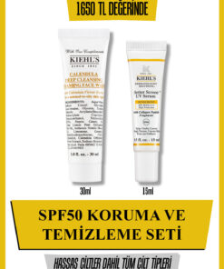 Kiehl's Tüm Cilt Tipleri için SPF50 Güneş Bakım Seti