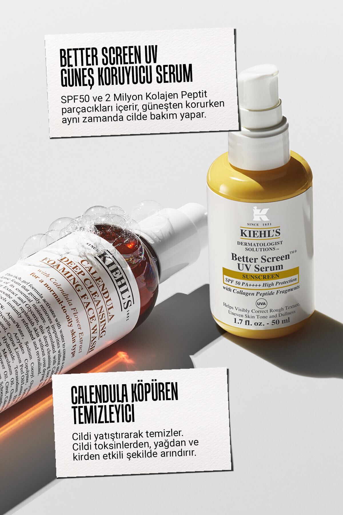 Kiehl's Tüm Cilt Tipleri için SPF50 Güneş Bakım Seti - Görsel 3