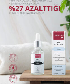 Alternative view of Dermoten Göz Altı , Hyaluronik Asit Gözenek Sıkılaştırıcı ve Kırışıklık Karşıtı Göz Çevresi Serumu 30 ml