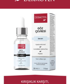 Dermoten Göz Altı , Hyaluronik Asit Gözenek Sıkılaştırıcı ve Kırışıklık Karşıtı Göz Çevresi Serumu 30 ml