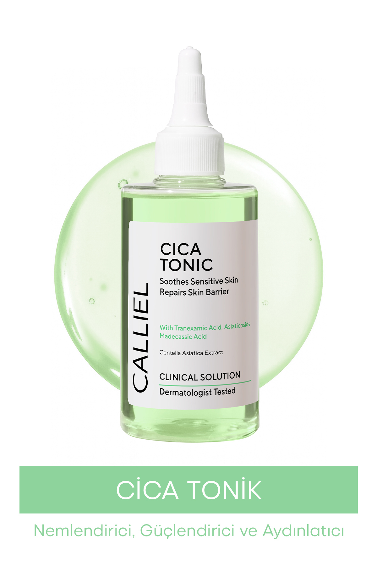 CALLİEL Hassas Ciltler İçin Yatıştırıcı Cilt Bariyeri Onarıcı Cica Tonik 200 Ml
