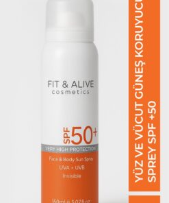 Fit & Alive Fitalive Spf 50 Yüz Ve Vücut Güneş Koruyucu Sprey