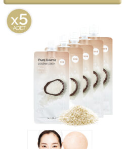 Missha Pirinç Özlü, Aydınlatıcı, Peeling Etkili Avantajlı Maske Seti Pure Source Pocket Pack (RİCE) (5ADET)