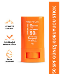 Bade Natural 50 Spf 0 Mineral Filtreli Ve Doğal Yüksek Korumalı Güneş Stick 16g