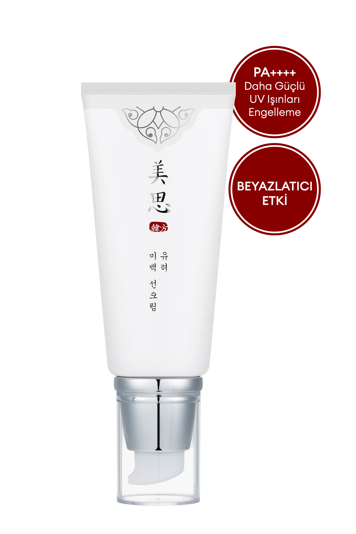 Missha Nemlendirici ve Aydınlatıcı Güneş Kremi MISA Yu Ryeo Whitening Sun Block SPF50+/PA++++ 50ml
