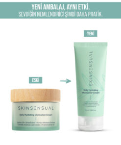 Skin Sensual Daily Hydrating Moisturizer Cream Jojoba Oil Shea Butter 24 Saat Etkili Nemlendirici - Görsel 2