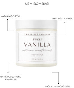 The Mimosa Care Vanilya Özlü Nem Bombası Vücut Peelingi