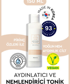Bibimcos Rice Extract Toner 150ml - Aydınlatıcı & Nemlendirici Pirinç Toniği