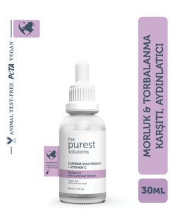The Purest Solutions Torbalanma Karşıtı, Aydınlatıcı Kafein Göz Altı Serumu 30 ml (CAFFEİNE 5% VİTAMİN C)