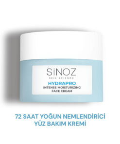 Sinoz Hydrapro Su Bazlı 72 Saat Yoğun Nemlendirici Yüz Bakım Kremi 50 ml