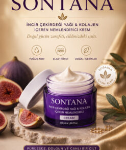 SONTANA İNCİR ÇEKİRDEĞİ YAĞI VE KOLAJEN İÇEREN NEMLENDİRİCİ KREM