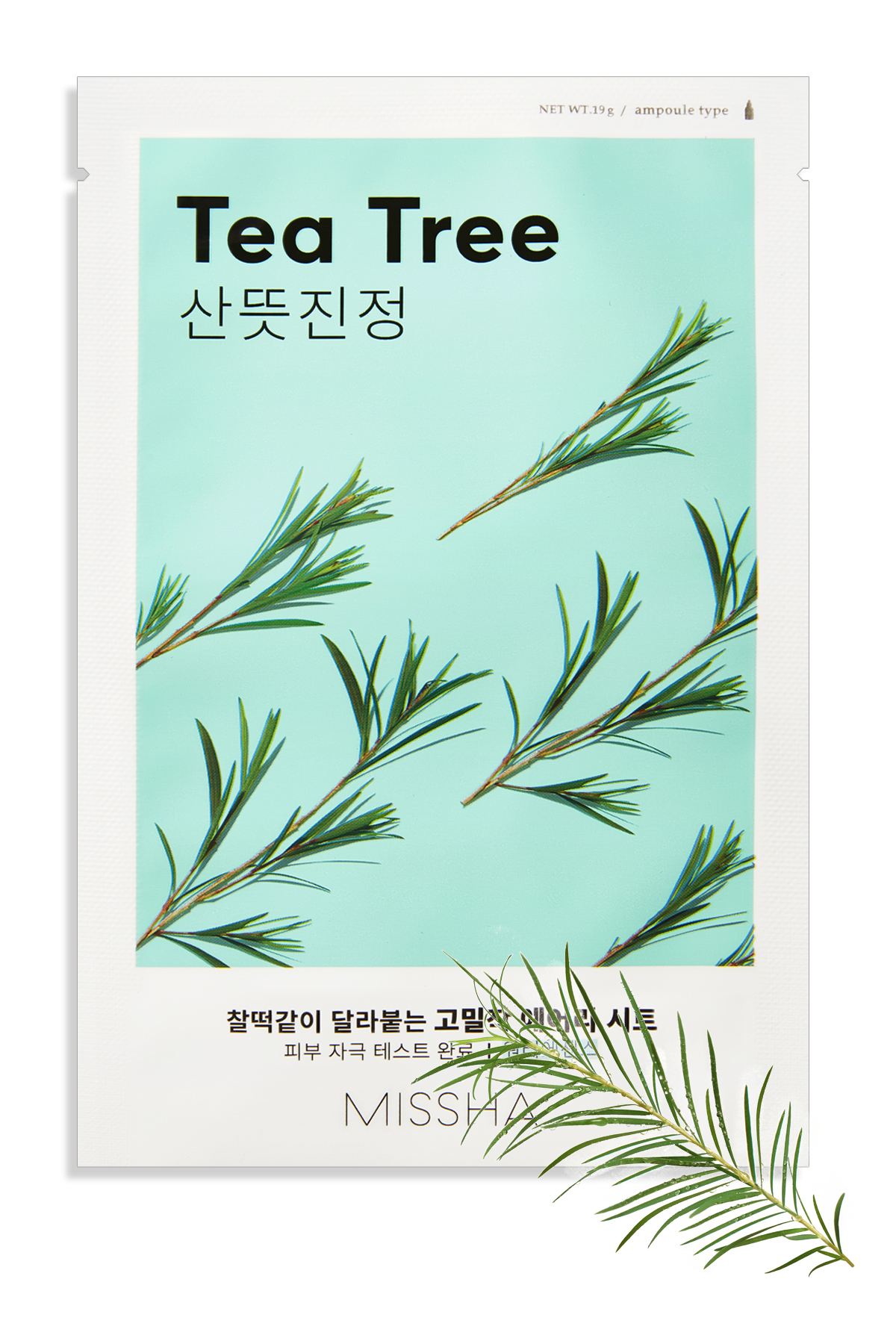 Missha Çay Ağacı Özlü Fazla Sebumu Dengeleyen Nemlendirici Yaprak Maske Airy Fit Sheet Mask Tea Tree