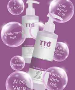 TTO Yüz Temizleme Jeli 200 ml – Normal, Akneli ve Rozalı Ciltler İçin Arındırıcı Bakım - Görsel 3