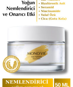 MONO VIE Bariyer Onarıcı Kızarıklık Giderici ve Yatıştırıcı Su Bazlı Nemlendirici Yüz Kremi 50 ml