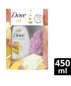 Dove Nemlendirici Duş Jeli Mango Yağı & Badem Özü 450 ml + Duş Lifi