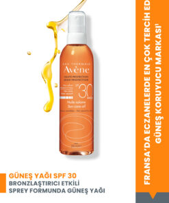 Avene Hassas Ciltler için Bronzlaştırıcı Etkili Sprey Güneş Yağı SPF30 200 ml