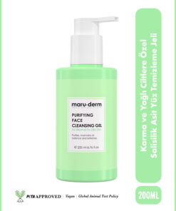 Maru.Derm Karma Ve Yağlı Ciltlere Özel Salisilik Asit Yüz Temizleme Jeli 200 ML