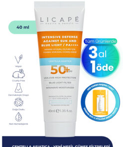 Licape Hassas Ve Kuru Ciltler İçin Yüksek Korumalı 50 Faktör Güneş Kremi 40ml