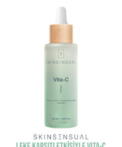 Skin Sensual Vita-C Aydınlatıcı Cilt Bakım Serumu 30 ml | Vitamin C & Postbiotic | Leke Karşıtı