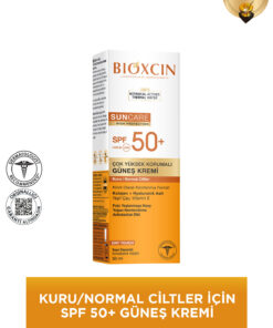Bioxcin Kuru Ciltler İçin Güneş Kremi – Yoğun Nemlendirici SPF 50+ 50 ml